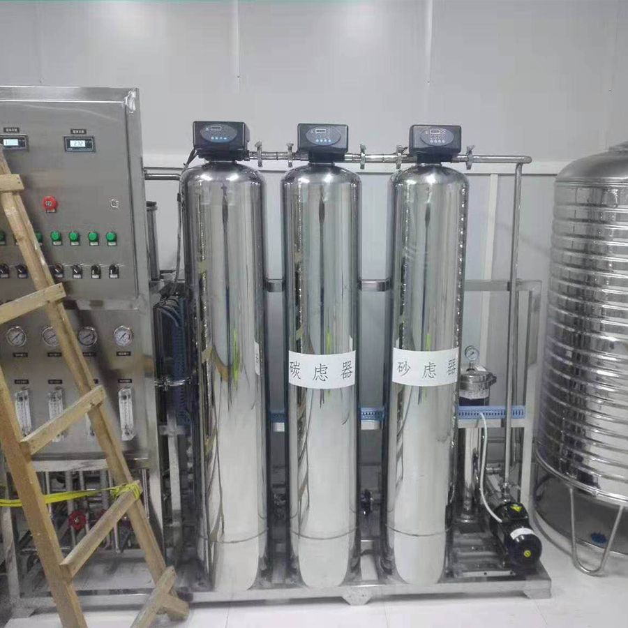 实验室去离子水设备，0.5T/H二级反渗透设备