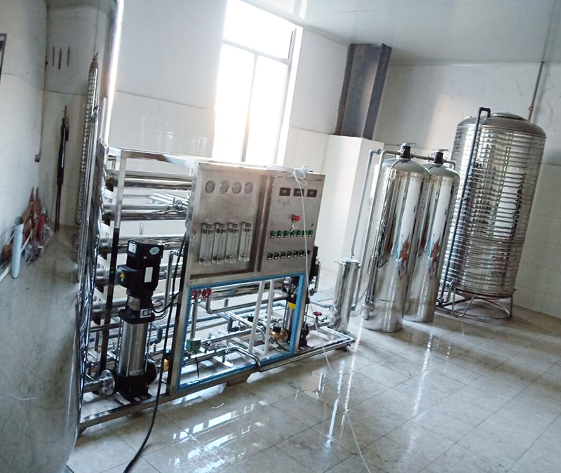 工业用去离子水设备，2T/H纯水生产设备